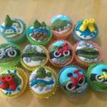 cycling cupcakes