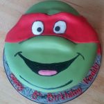 turtles theme cake
