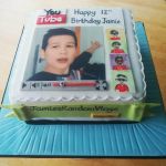 youtube theme birthday cake