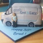 grey van birthday cake 4