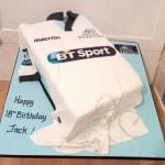 Glasgow Warriors rugby shirt cake