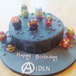 Minion superheros birthday cake