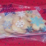 christmas plain biscuits tray